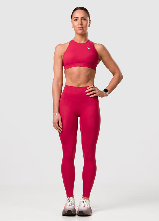 ROXI High Neck Sports Bra BERRY