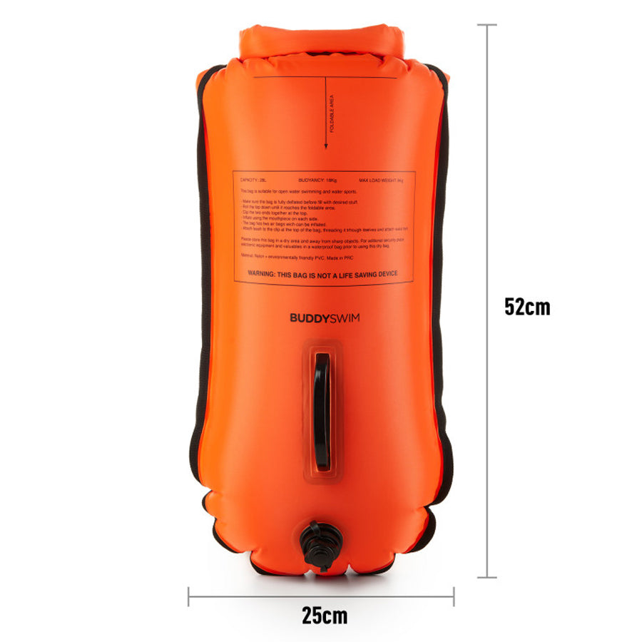 Buddyswim Dry Bag Buoy LLS 28LT Orange