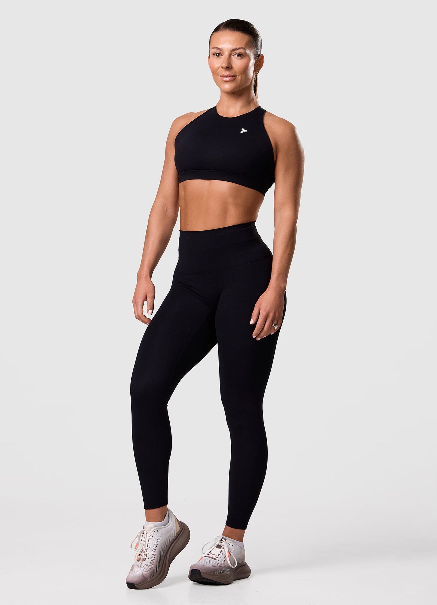 ROXI High Neck Sports Bra BLACK EDITION