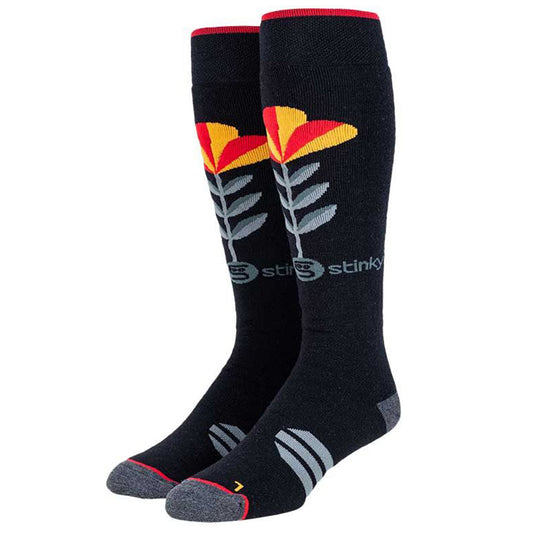 Stinky Blooming Merino Snowboard Socks