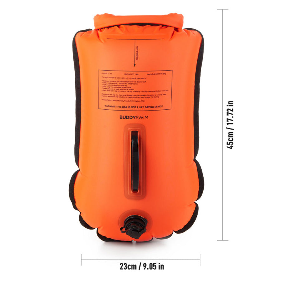 Buddyswim Dry Bag Buoy LLS 20LT Orange