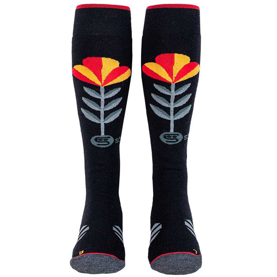 Stinky Blooming Merino Snowboard Socks