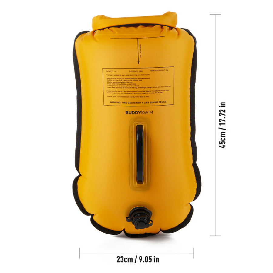 Buddyswim Dry Bag Buoy CSW 20LT Yellow