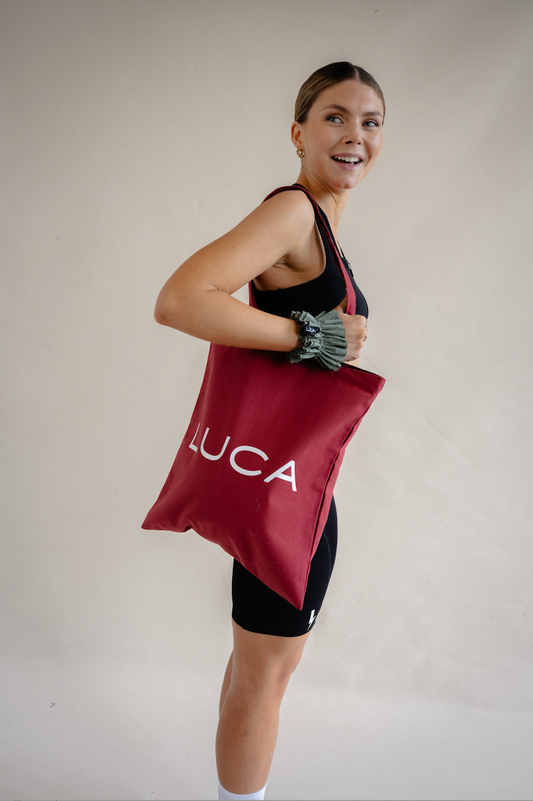 LUCA Tote Bag - Burgundy